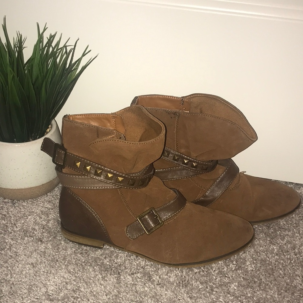 Suede Slouch booties